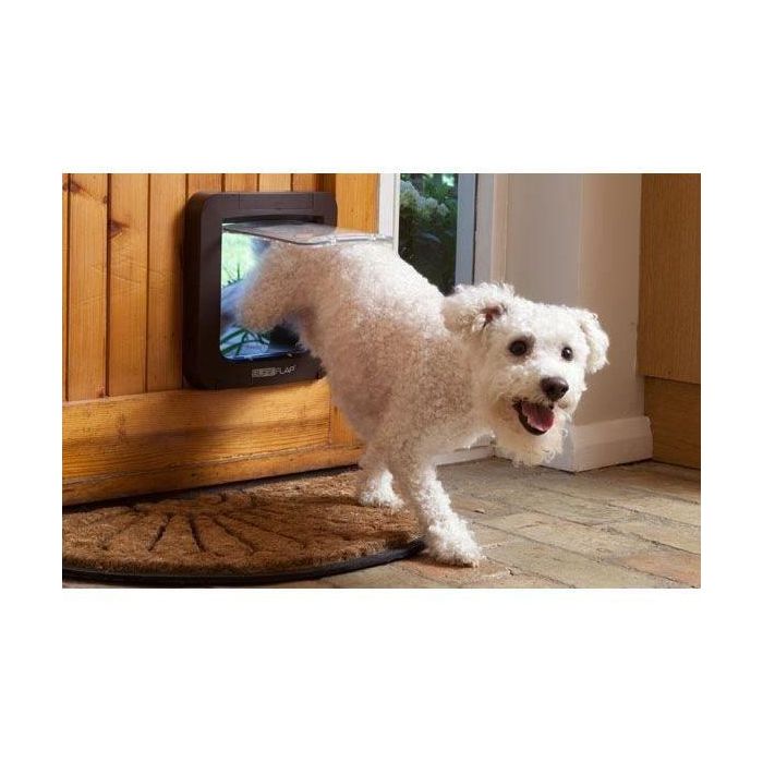 Sureflap Solapa Electrónica Grande Marrón Lector de Microchip para Gatos y Perros Pequeños - Evita Intrusos (Hasta 32 Chips) 1 Sureflap Solapa Electrónica Grande Marrón Lector de Microchip para Gatos y Perros Pequeños - Evita Intrusos (Hasta 32 Chips) 1