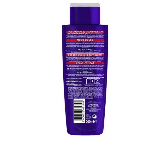 L'Oréal Paris Champú Matizador Elvive Color-Vive Violeta 200 ml