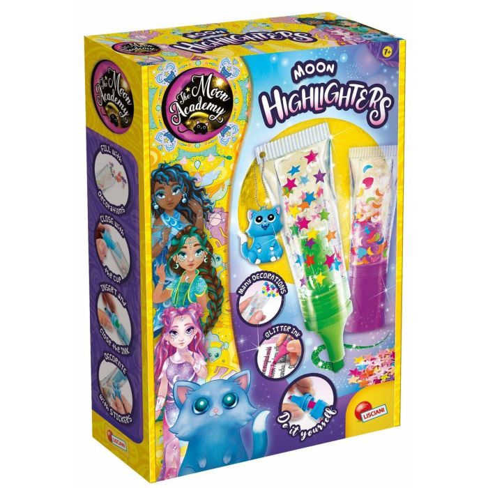 Lisciani Giochi LIS8008324111480 Resaltadores Kit de manualidades THE MOON ACADEMY con accesorios incluidos