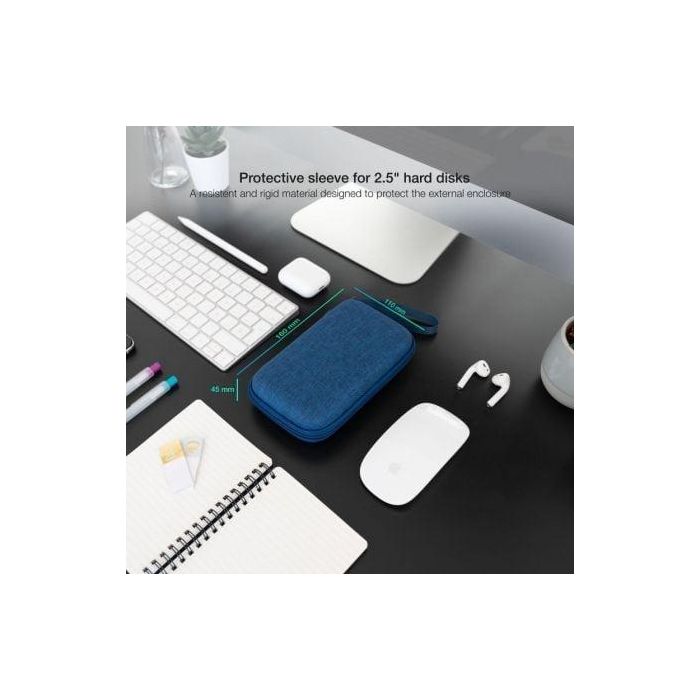 TooQ TQBC-E2503PB Estuche Protector Rígido para Disco Duro Externo Portátil 2.5" - Resistente a Golpes y Arañazos, Color Marina 2 TooQ TQBC-E2503PB Estuche Protector Rígido para Disco Duro Externo Portátil 2.5" - Resistente a Golpes y Arañazos, Color Marina 2