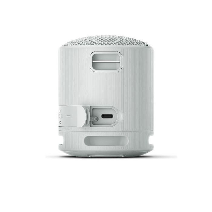Sony Altavoz Portable Bluetooth SRS-XB100/ 2.0/ Gris Claro. Sonido potente y nítido, resistente al agua IP67, hasta 16h de batería. 1