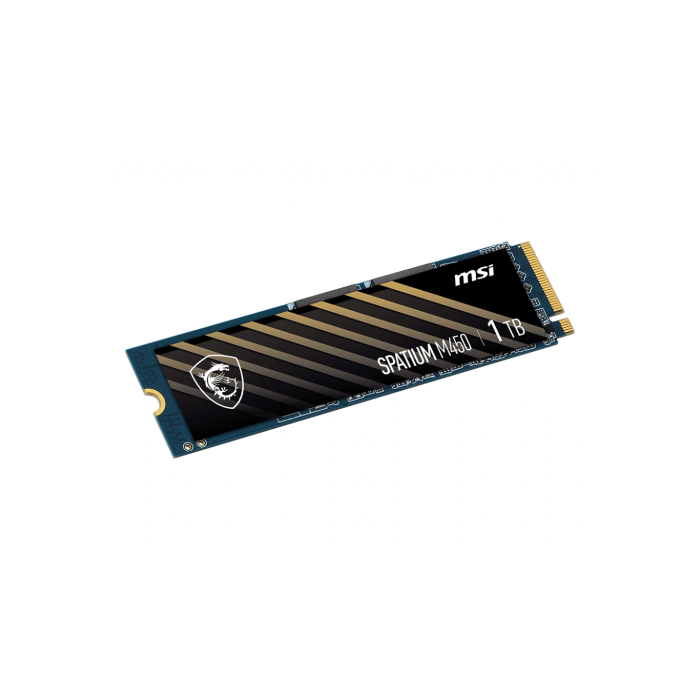 MSI SPATIUM M450 PCIe 4.0 NVMe M.2 1TB SSD - 3600 MB/s Lectura, 3000 MB/s Escritura, 3D NAND, S78-440L920-P83 2 MSI SPATIUM M450 PCIe 4.0 NVMe M.2 1TB SSD - 3600 MB/s Lectura, 3000 MB/s Escritura, 3D NAND, S78-440L920-P83 2