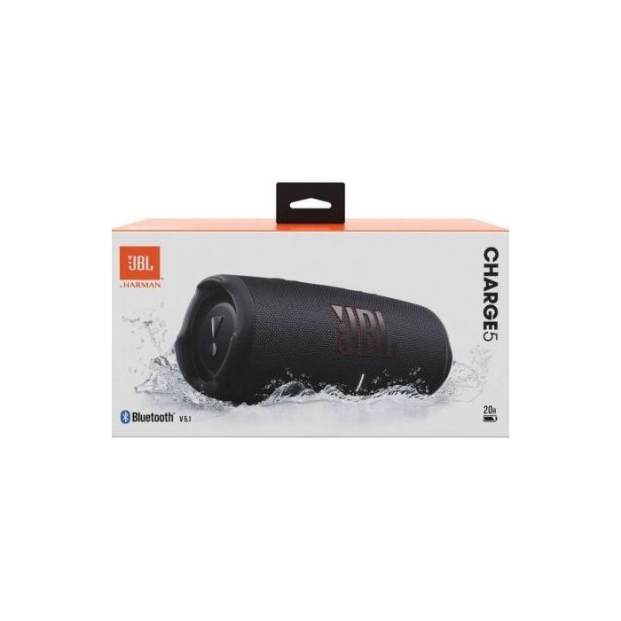 Altavoz con Bluetooth JBL Charge 5/ 40W/ 1.0/ Negro 4 Altavoz con Bluetooth JBL Charge 5/ 40W/ 1.0/ Negro 4
