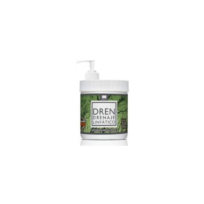 TERPENIC EVOPRO Dren Crema 500ml - Drenaje Linfático con Palmarosa, Salvia y Menta Piperita para Uso Externo