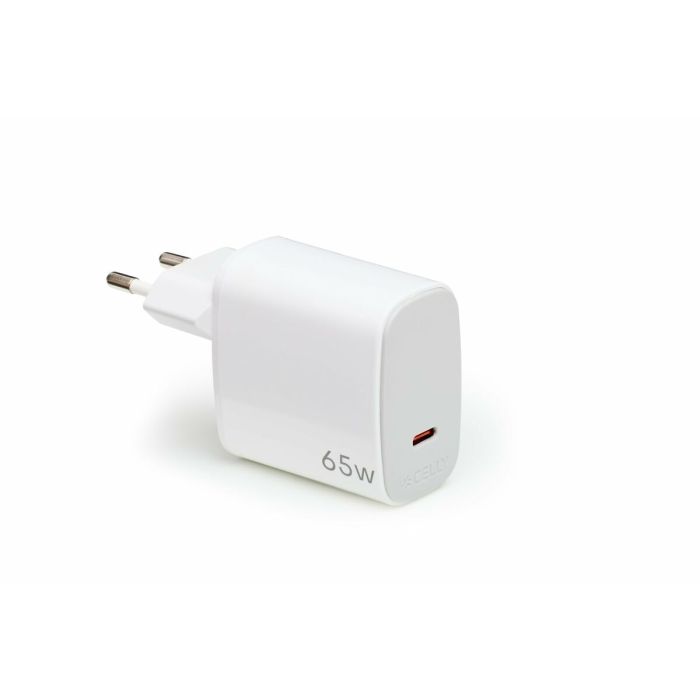 Cargador de Pared Celly UPTC1USBC65WCTC Blanco 4 Cargador de Pared Celly UPTC1USBC65WCTC Blanco 4