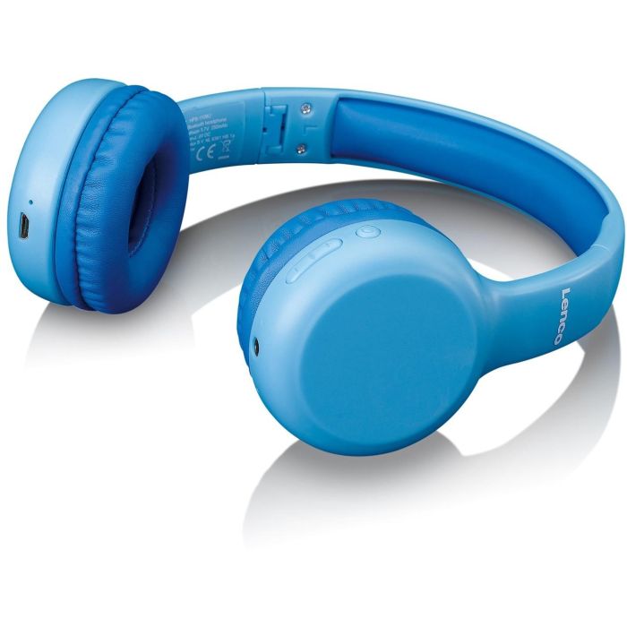 LENCO HPB-110BU - Faltbare Bluetooth-Kopfhrer fr Kids. blau 1 LENCO HPB-110BU - Faltbare Bluetooth-Kopfhrer fr Kids. blau 1
