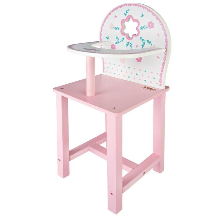 Trona Woomax 25 x 55 x 20 cm Muñecas Blanco Rosa 2 Unidades 6 Trona Woomax 25 x 55 x 20 cm Muñecas Blanco Rosa 2 Unidades 6