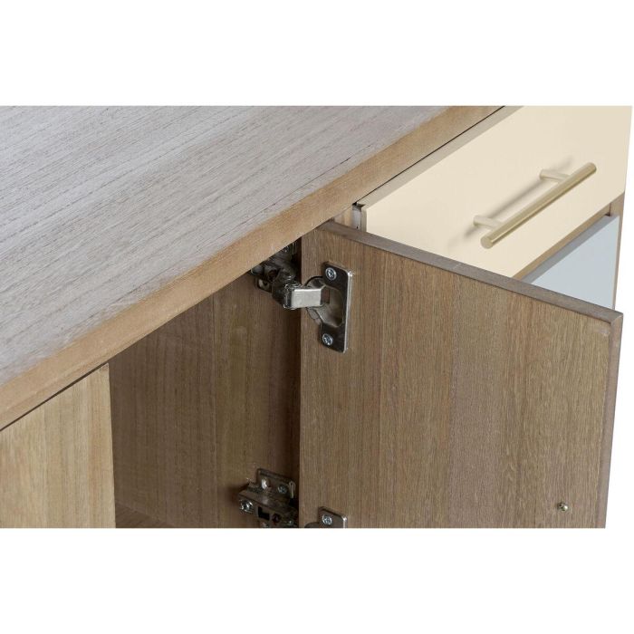 Mueble de TV DKD Home Decor Gris Crema Metal Madera de Paulonia (90 x 34 x 66.5 cm) 2 Mueble de TV DKD Home Decor Gris Crema Metal Madera de Paulonia (90 x 34 x 66.5 cm) 2