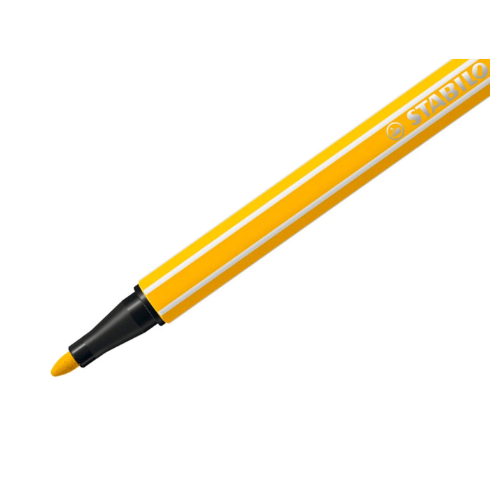 Stabilo Rotulador Pen 68 Acuarelable Amarillo Limón Punta Gruesa 1mm