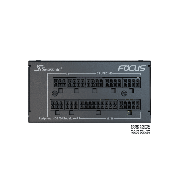 Seasonic FOCUS SGX-750 (2021) Fuente de Alimentación 750W SFX 80 Plus Gold ATX Negro 8