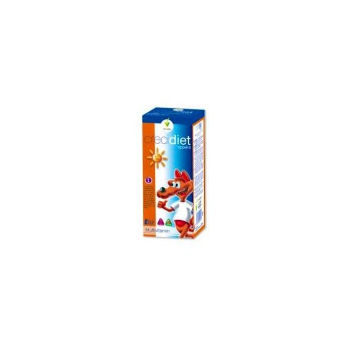 NOVADIET Crecidiet Jarabe multivitamínico para el crecimiento de niños y adolescentes, estimula el apetito 250ml