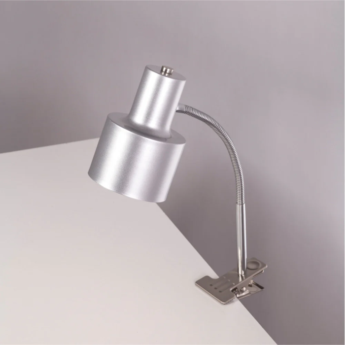 Lámpara de Mesa Flexo Escritorio Acero Pinza Secunderabad [SKD-T1004]