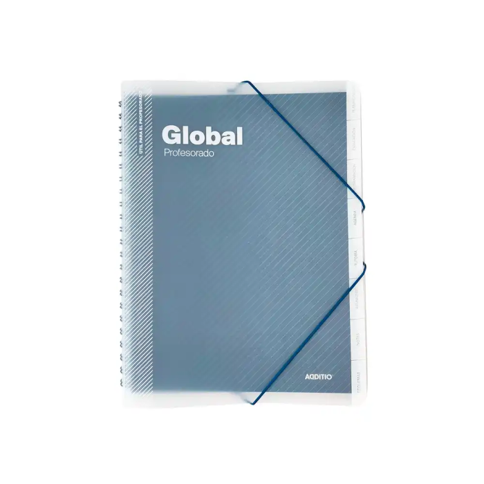 Additio Carpeta Global para Profesorado 24x32 cm, 144 Páginas, Polipropileno, Colores Surtidos 1