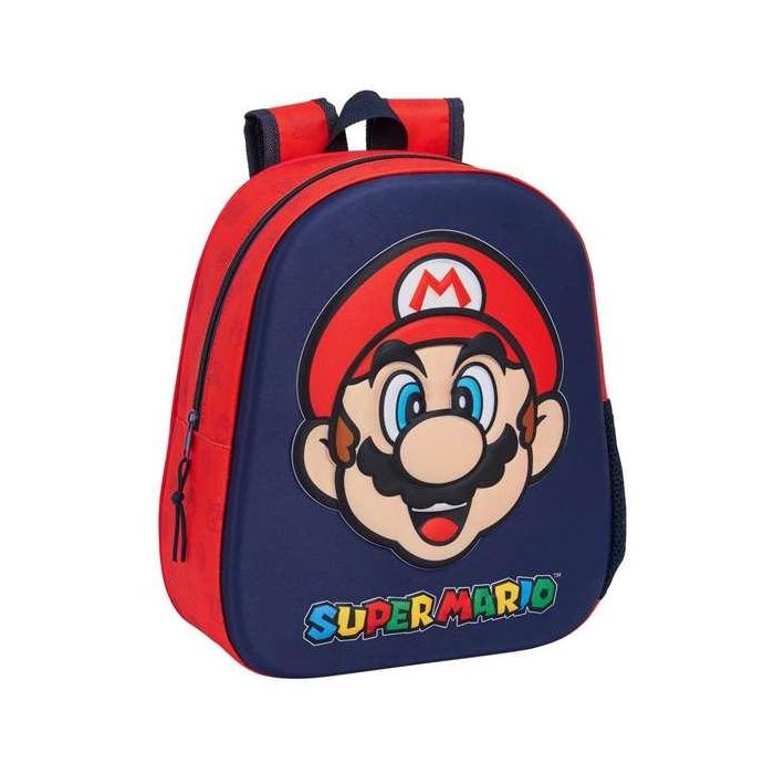 Safta Mochila 3D Super Mario 27x33x10cm 2