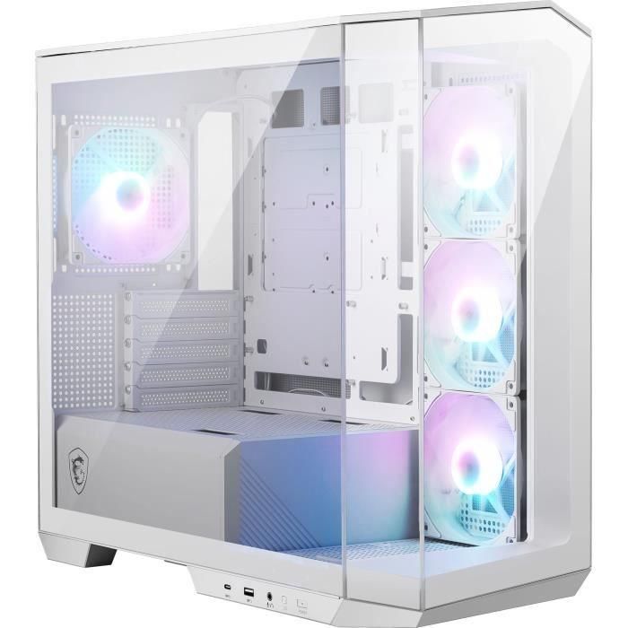 MSI MAG PANO M100R PZ Torre PC Blanco, Micro ATX, 7 Ventiladores, RGB, Ref. 306-7G24W21-809 1 MSI MAG PANO M100R PZ Torre PC Blanco, Micro ATX, 7 Ventiladores, RGB, Ref. 306-7G24W21-809 1