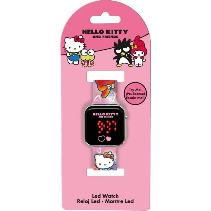 Kids Euroswan Reloj Led Hello Kitty Edad Mínima Recomendada 3 Años 1