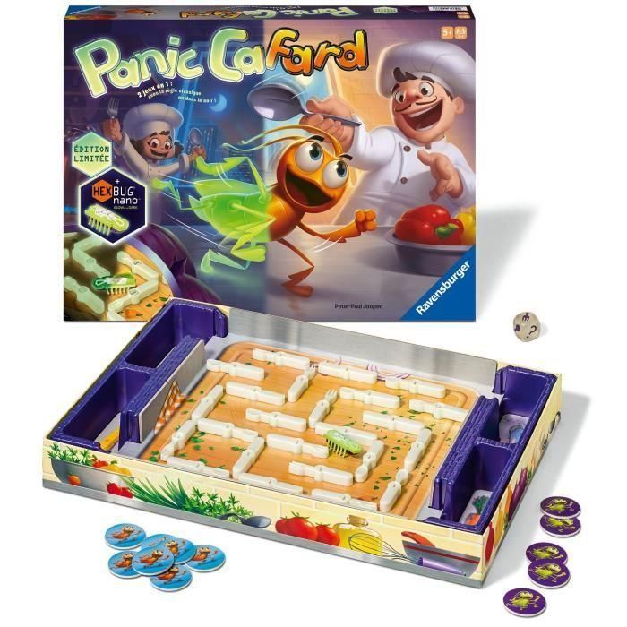 Ravensburger RAV1706902359524 Pánico De Cucarachas Fosforescentes, Divertido Juego de Velocidad, Edición 10º Aniversario, Niños y Padres +5 años 1 Ravensburger RAV1706902359524 Pánico De Cucarachas Fosforescentes, Divertido Juego de Velocidad, Edición 10º Aniversario, Niños y Padres +5 años 1