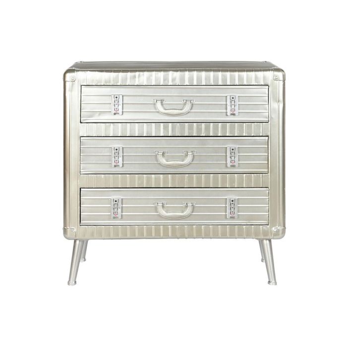 Cajonera Vintage DKD Home Decor Plateado 39 x 82 x 80 cm 2 Cajonera Vintage DKD Home Decor Plateado 39 x 82 x 80 cm 2