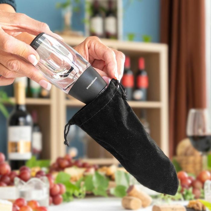 Aireador de Vino con Filtro, Soporte y Funda Wineir InnovaGoods 8 Aireador de Vino con Filtro, Soporte y Funda Wineir InnovaGoods 8