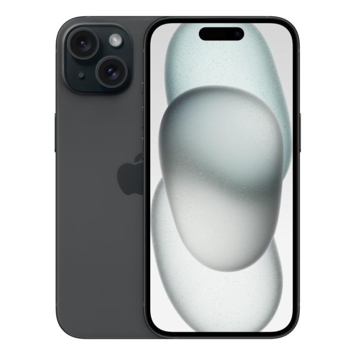 Apple iPhone 15 MTP03QL/A 128GB 6.1" Super Retina XDR 5G Negro - Dynamic Island, Cámara 48MP, A16 Bionic, USB-C, IP68