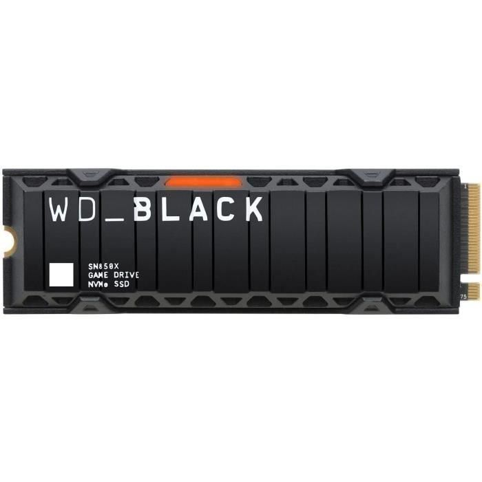 Disco SSD Western Digital WD Black SN850X 2TB/ M.2 2280 PCIe 4.0/ con Disipador de Calor/ Full Capacity 1