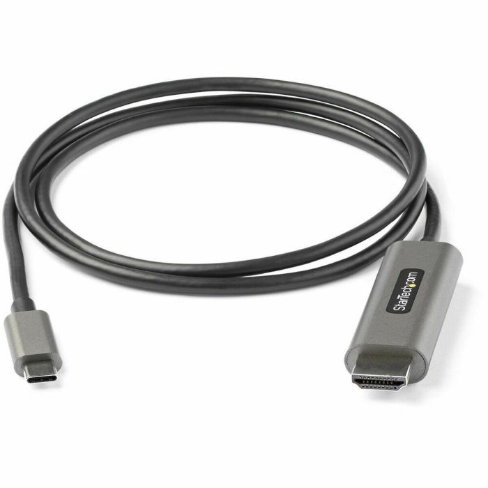 Cable USB-C a HDMI Startech CDP2HDMM1MH Gris 1 m 1 Cable USB-C a HDMI Startech CDP2HDMM1MH Gris 1 m 1