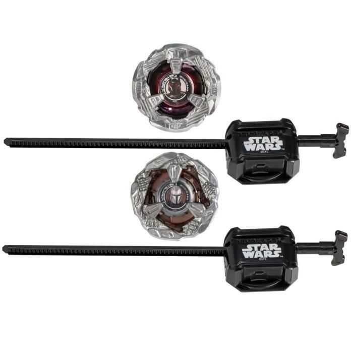 Hasbro HASF9589ES0 Beyblade X Star Wars: The Mandalorian & Moff Gideon Set, 3-60F vs. 3-80N, Paquete Múltiple 1