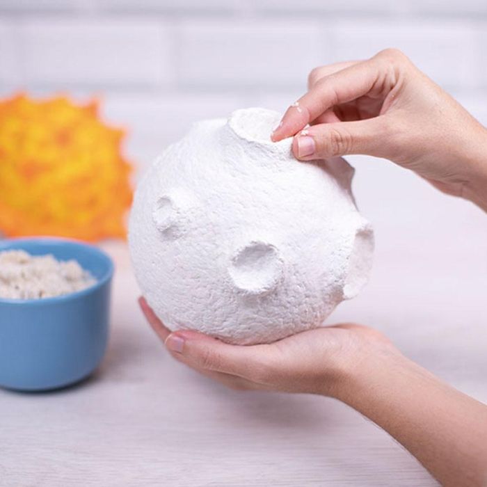 Milan Papel maché en polvo blanco para modelar, secado al aire, 200 g 2