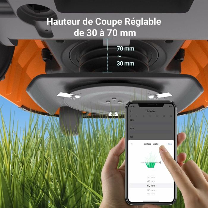 Robot cortacésped Ezviz RM600 600 M² 6