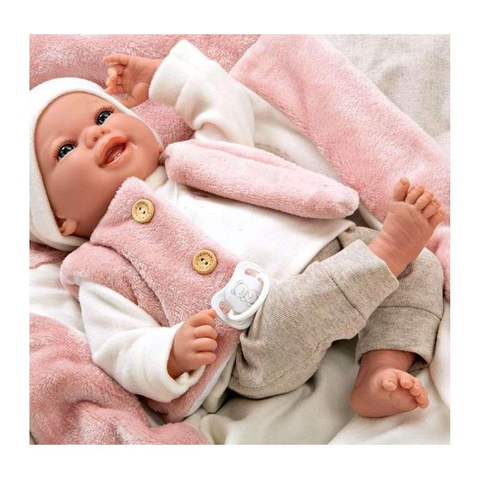 Muñecas Arias Muñeca Elegance 40 cm Colin Rosa con Manta 4 Muñecas Arias Muñeca Elegance 40 cm Colin Rosa con Manta 4