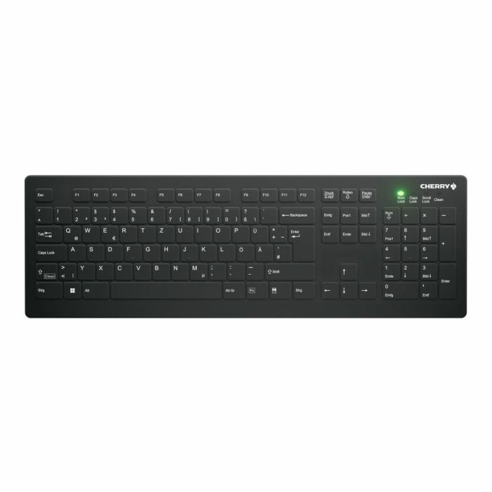 Cherry AK-C8112 Teclado Inalámbrico Médico Sellado Negro IP68