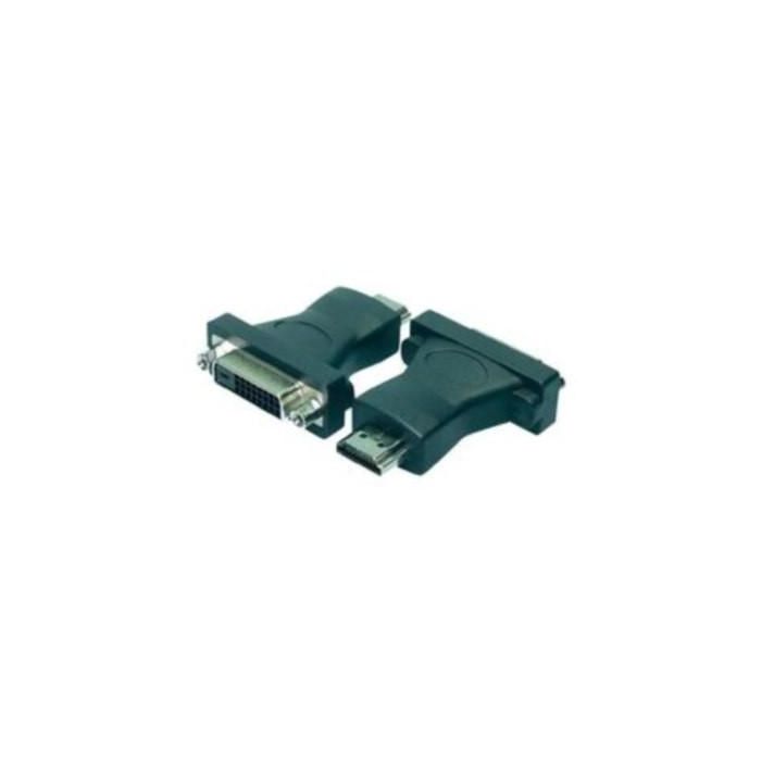LogiLink Adaptador HDMI Macho a DVI-D Hembra - Conector 19-pin a 24+1 - Negro