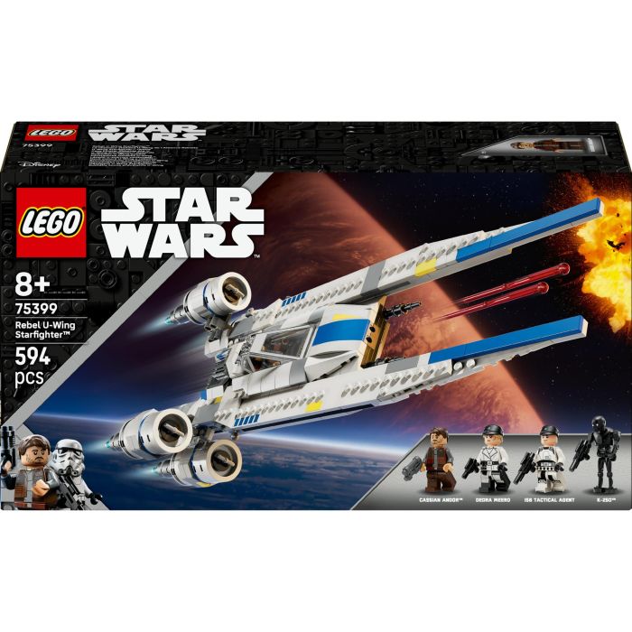 Lego Star Wars 75399 Caza Estelar Ala-U de la Alianza Rebelde Andor Set de Construcción para Niños de 8 Años en Adelante 0 Lego Star Wars 75399 Caza Estelar Ala-U de la Alianza Rebelde Andor Set de Construcción para Niños de 8 Años en Adelante 0