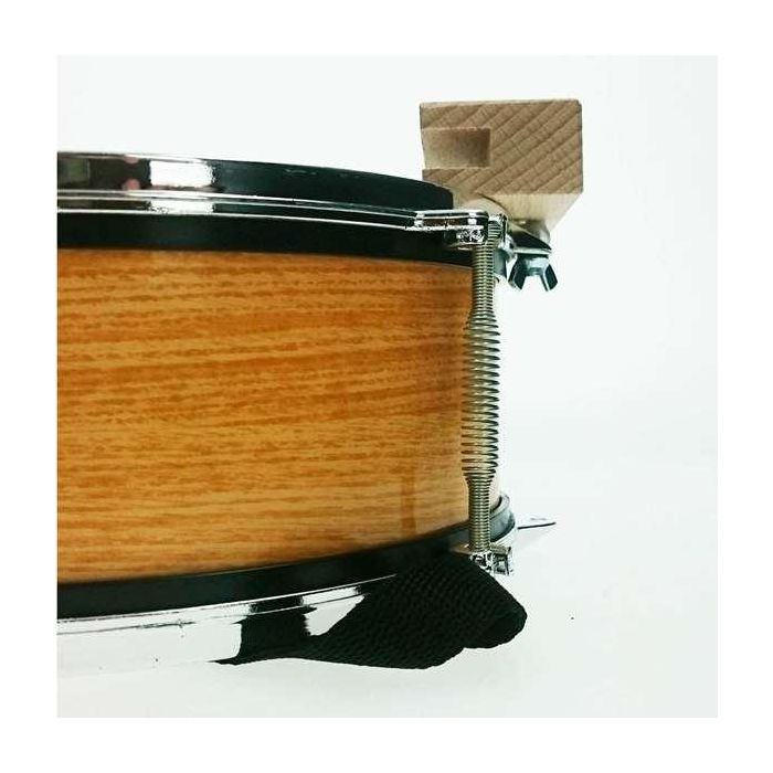 Reig Tambor Palillero Metalizado en Bolsa 25 cm Diámetro Plástico 5