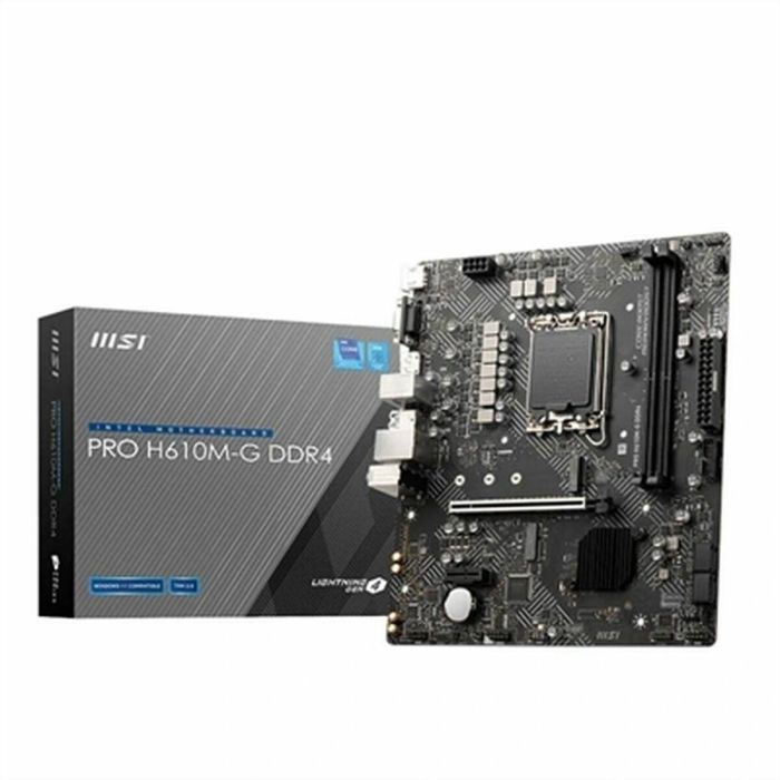 Msi MSI1701162253900 Placa base PRO H610M-G Intel H610 LGA 1700 micro ATX 28 Msi MSI1701162253900 Placa base PRO H610M-G Intel H610 LGA 1700 micro ATX 28