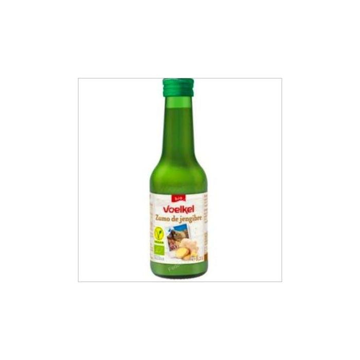 VOELKEL Zumo de Jengibre Puro Bio 200ml - Vegano, ideal para mezclar