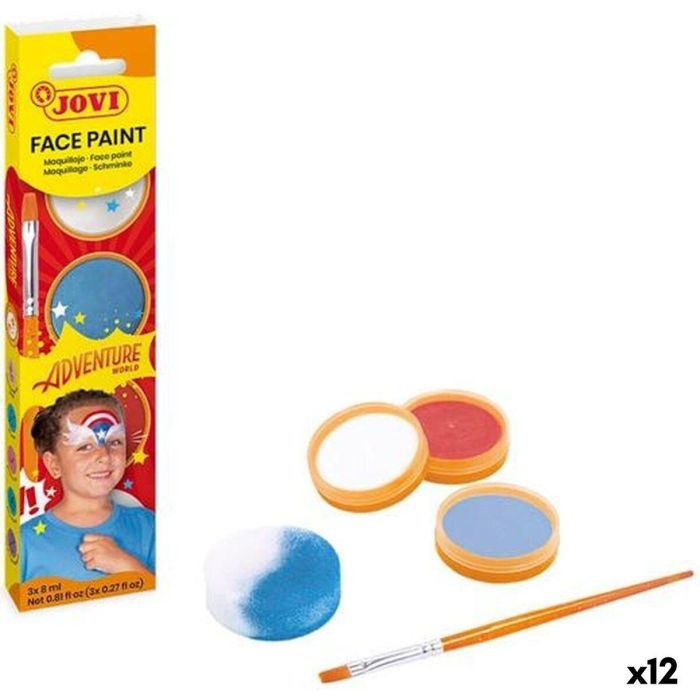 Set de Maquillaje Infantil Jovi ADVENTURE Multicolor (12 Unidades)