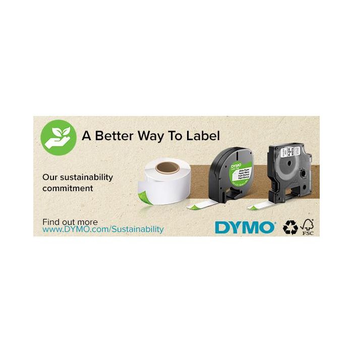 Dymo S0721620 Etiquetas LetraTag Plástico Negro sobre Amarillo 12 mm x 4 m 10