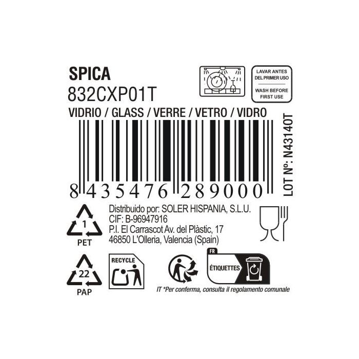Vaso Spica 290 cc ciruela - Inde (48 Unidades) 11 Vaso Spica 290 cc ciruela - Inde (48 Unidades) 11