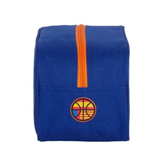 Zapatillero de Viaje Valencia Basket Azul Naranja (29 x 15 x 14 cm)