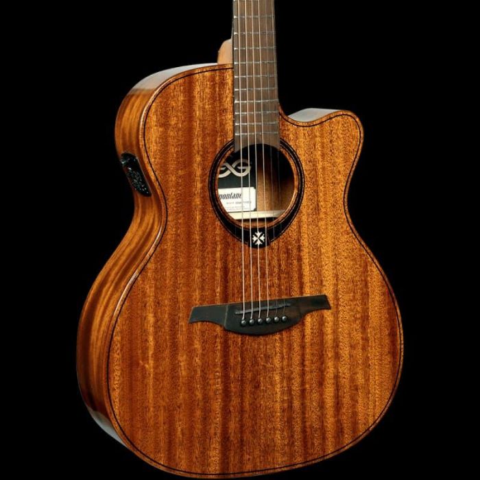 LAG Tramontane 98 Guitarra Acústica Auditorium Cutaway Electroacústica Caoba Maciza Natural