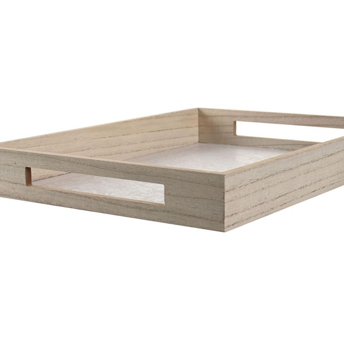 DKD Home Decor Bandeja Shabby Rosa Azul Amarillo 30 x 5 x 40 cm (3 Unidades) 3 DKD Home Decor Bandeja Shabby Rosa Azul Amarillo 30 x 5 x 40 cm (3 Unidades) 3