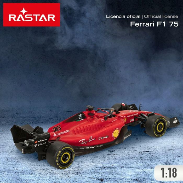 Coche radio control rastar ferrari f1 75 escala 1:18. 2.4 ghz. 4