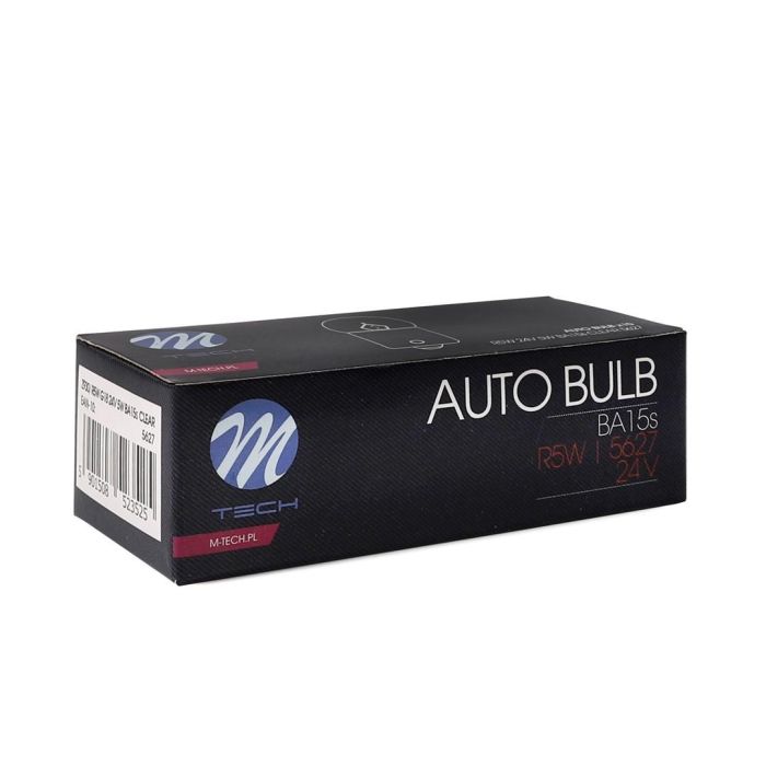 M-Tech Lámpara Ba15S R5 W 24 V-5 W G18 Clear | 10 Unidades MTECZ930 2