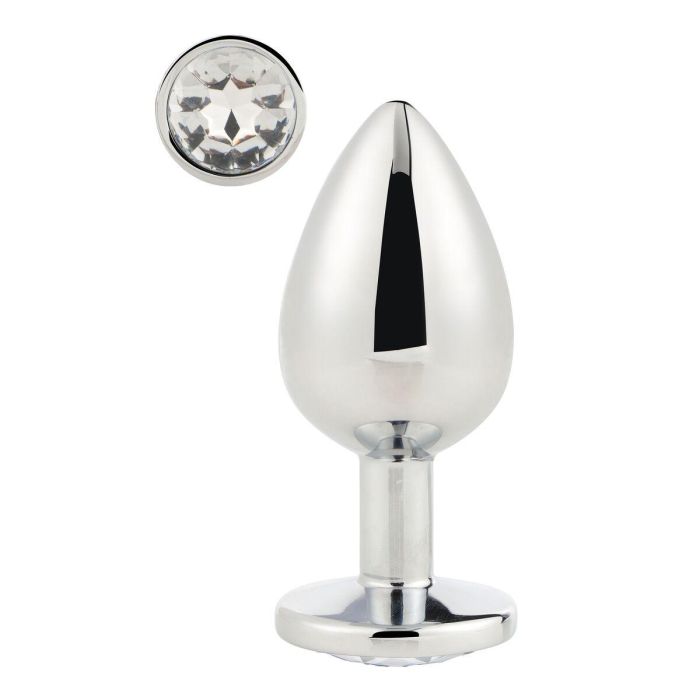 Plug Anal Dream Toys Gleaming Love Plateado 10 Plug Anal Dream Toys Gleaming Love Plateado 10