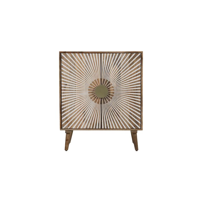 Aparador Home ESPRIT Blanco Dorado Natural Madera 80 x 45 x 97 cm 1 Aparador Home ESPRIT Blanco Dorado Natural Madera 80 x 45 x 97 cm 1