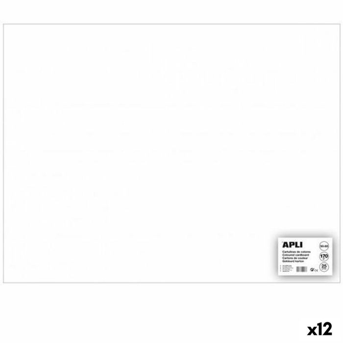 Cartulinas Apli Blanco 50 x 65 cm 25 Piezas (12 Unidades) 0 Cartulinas Apli Blanco 50 x 65 cm 25 Piezas (12 Unidades) 0