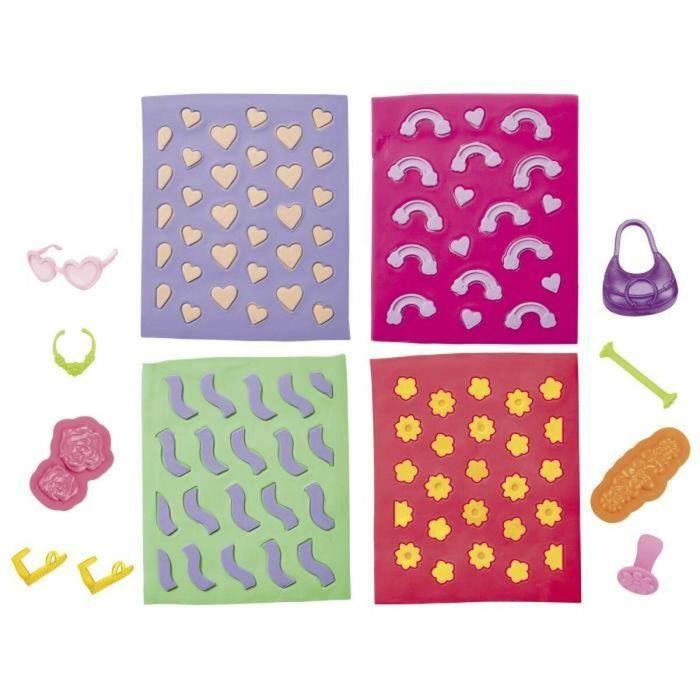 Juego de Plastilina Play-Doh Barbie FLowers & Florals Multicolor 9 Juego de Plastilina Play-Doh Barbie FLowers & Florals Multicolor 9