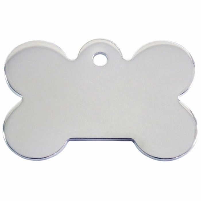 Placa identificativa para collar Imarc Bone Plateado 1