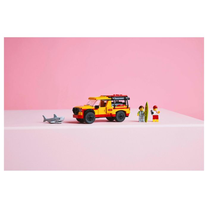 Lego City 60453 Vehículo de Rescate en la Playa Juguete para Niños de 6 Años con Tiburón 15